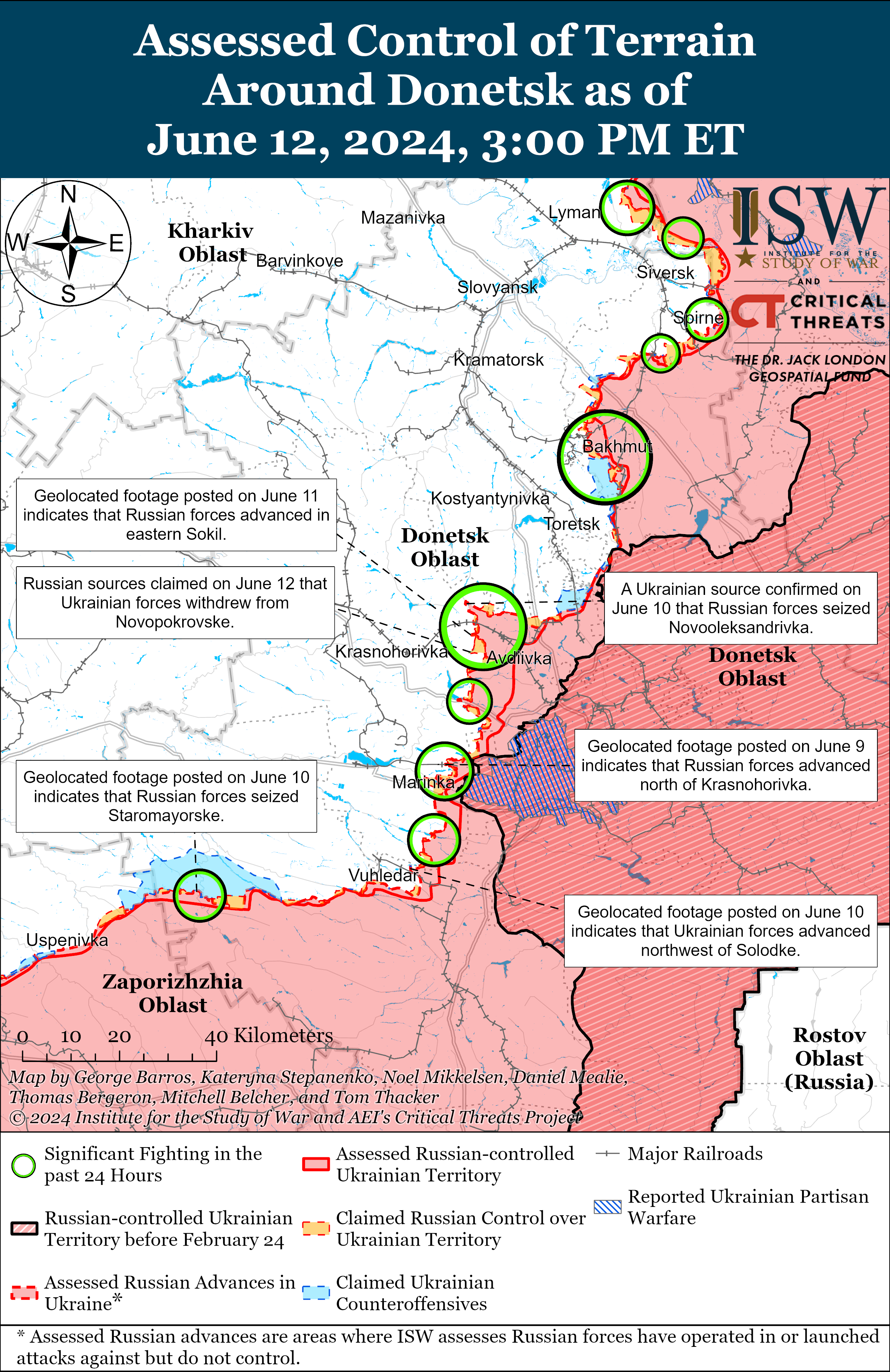 ISW не підтверджує захоплення російською ДРГ села Рижівка у Сумській області: карти